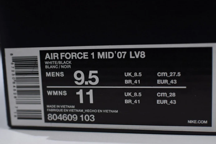SmartChoice nike air force 1 mid `07 lv8 804609- 3010